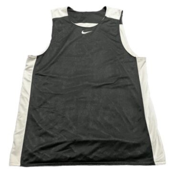 Nike Mens Basketball Reversible Jersey Large Black/white Y2K - Picture 1 of 5